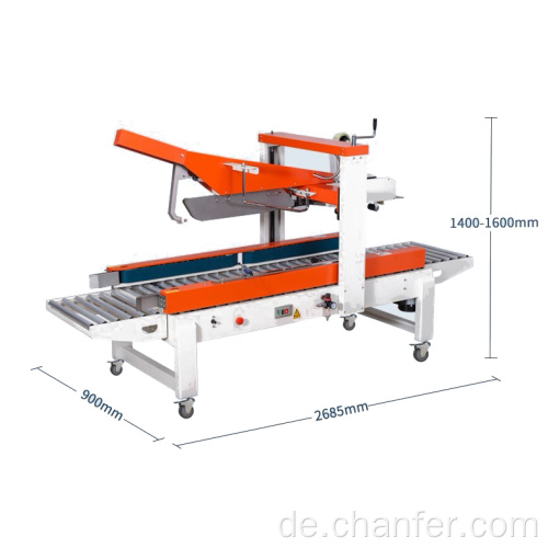 Automatische Faltschachtelversiegelungs-Verpackungsmaschine